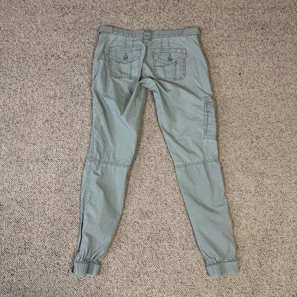 Guess Cargo Jogger Slim Olive Green Pants US Women's 2 - Picture 3 of 6